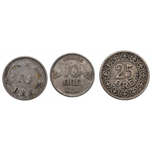 Dania i Norwegia, Zestaw monet zdawkowych