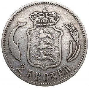 Dania, 2 kroner 1876