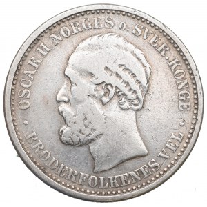 Norway, 1 krone 1894