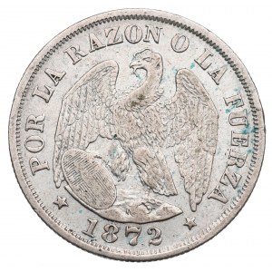 Chile, 20 centów 1872