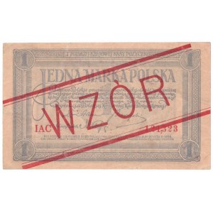 II RP, 1 marka polska 1919 IAC - WZÓR
