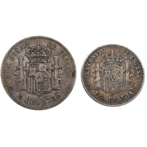 Spain, Lot of coins