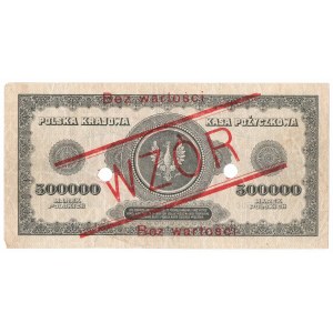 II RP, 500.000 marek polskich 1923 A - WZÓR