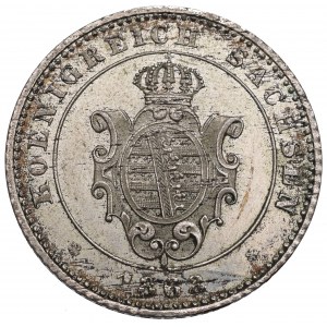 Germany, Saxony, 2 groschen 1863