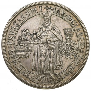 Niemcy, Zakon Krzyżacki, Maksymilian I, Talar 1633 - kopia w srebrze