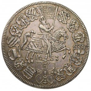 Germany, Teutonic Order, Maximilian I, thaler 1663 - copy in silver