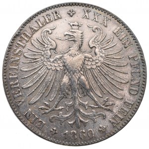 Germany, Frankfurt, thaler 1860