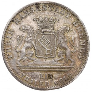 Germany, Bremen, Thaler 1865