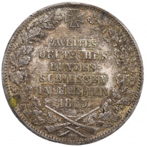 Germany, Bremen, Thaler 1865