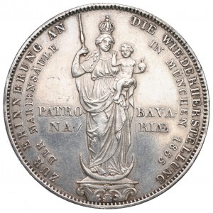 Germany, Bavaria, Taler = 2 gulden 1855