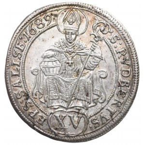 Austria, Biskupstwo Salzburgskie, 15 krajcarów 1689