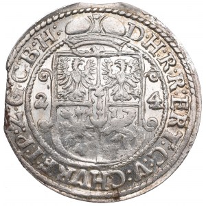Prusy Książęce, Jerzy Wilhelm, Ort 1624, Królewiec - przebitka daty