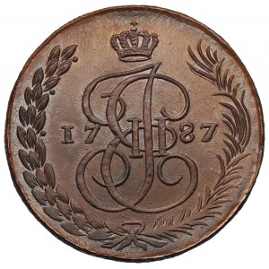 Russia, Catherine II, 5 kopecks 1787 - kopia