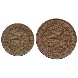 Antyle Niderlandzkie, Zestaw monet miedzianych