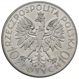 II Republic of Poland, 10 zloty 1933 Polonia