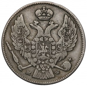 Poland under Russia, 30 kopecks=2 zloty 1836 MW