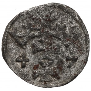 Sigismund I the Old, 1 denarius 1547, Danzig