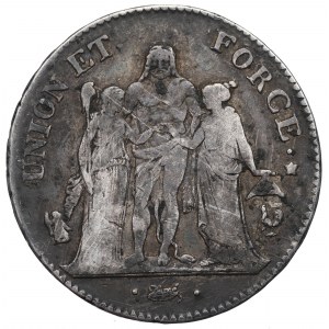 Francja, 5 franków 1797