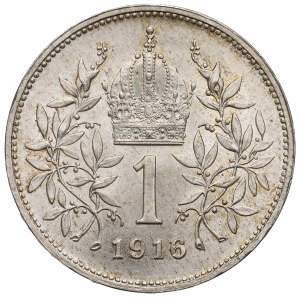 Austria, Franz Jozef I, 1 crown 1916, Vienna