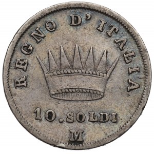 Włochy, Napoleon I, 10 soldi 1811 M, Mediolan