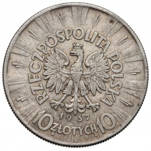 II Republic of Poland, 10 zloty 1937 Pilsudski