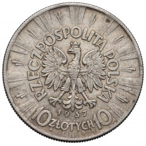 II RP, 10 złotych 1937 Piłsudski