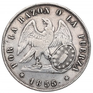 Chile, Peso 1855