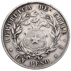 Chile, Peso 1855