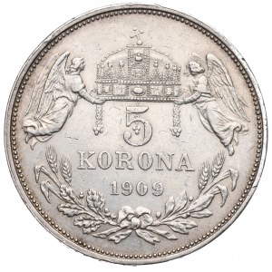 Węgry, Franciszek Józef, 5 koron 1909