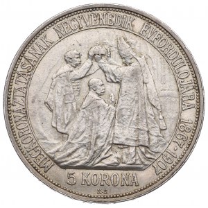 Hungary, Franz Joseph, 5 corona 1907