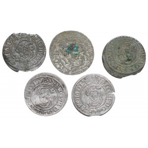 Sigismund III, Lot of schillings 1619-27, Vilnius