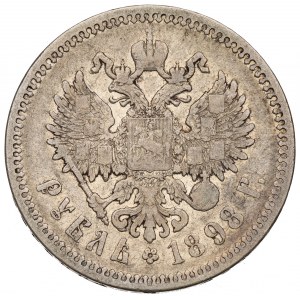 Russia, Nicholas II, Rouble 1898