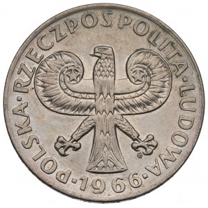 PRL, 10 złotych 1966 - Mała kolumna