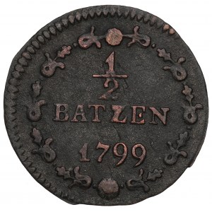 Szwajcaria, 1/2 batzen 1799