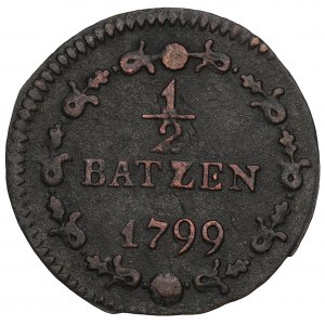 Switzerland, 1/2 batzen 1799
