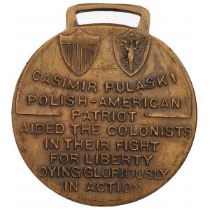 Polska/USA, Medalik Gen. Pułaski 1929