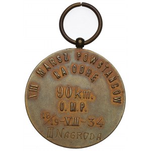 II RP, Medal VII Marsz Powstańców na Odrę 1934