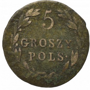 Kingdom of Poland, Alexander I, 5 groschen 1819 IB