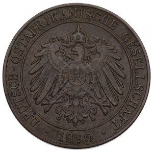 German East Africa, 1 pesa 1890