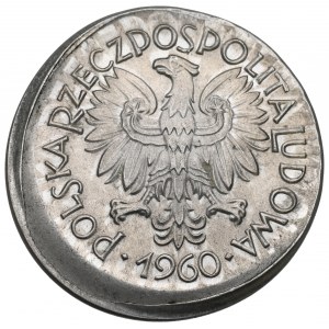 PRL, 2 złote 1960 Jagody - destrukt