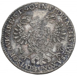 August III Sas, Grosz wikariacki 1740