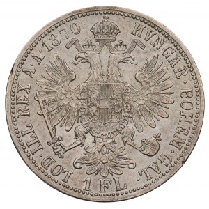 Austria-Hungary, Franz Joseph, 1 florin 1870