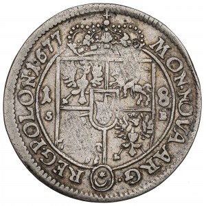 Ioan III Sobieski, 18 groschen 1677