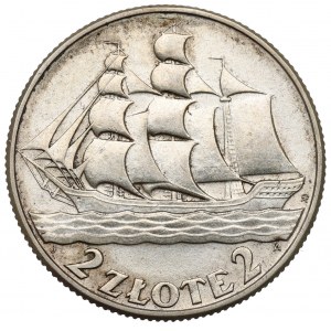 II Republic of Poland, 2 zloty 1936 Ship