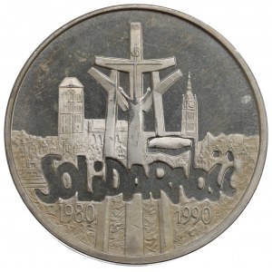 III RP, 100.000 złotych 1990 Solidarność PL