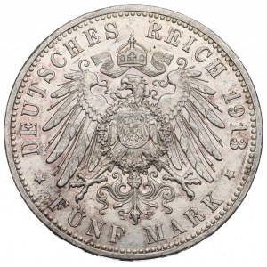 Germany, Preussen, 5 mark 1913