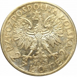 II Republic of Poland, 2 zloty 1933 Polonia