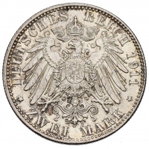 Germany, Bayern, 2 mark 1911 - 90th anniversary of the prince regent