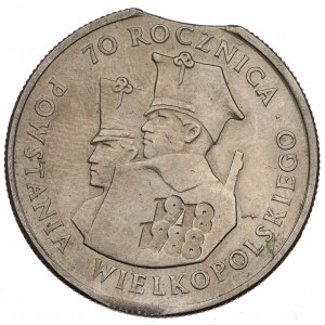 PRL, 100 złotych 1988 Powstanie Wielkopolskie - destrukt