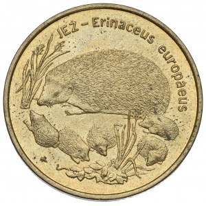 III Republic of Poland, 2 zlote 1966 Hedgehog